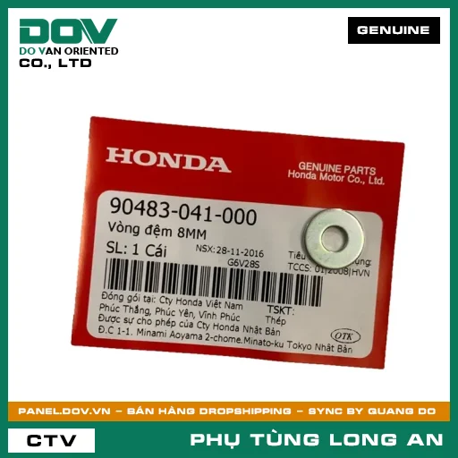 VÒNG ĐỆM 8MM HONDA LEAD 125, VISION 110 — 90483041000