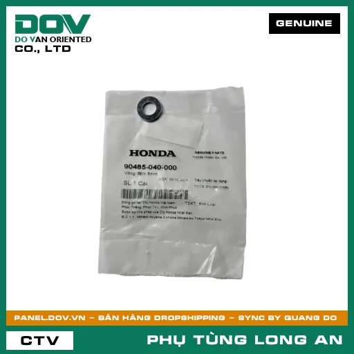 VÒNG ĐỆM 8MM HONDA BLADE 110, DREAM 110, FUTURE 125, FUTURE NEO, SUPER CUB C125, SUPER DREAM, WAVE 100, WAVE ALPHA, WAVE ALPHA 110, WAVE RSX 110 — 90485040000