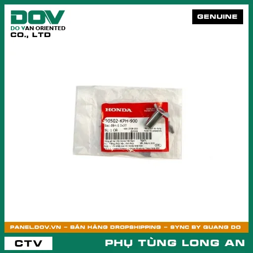 BẠC ĐỆM 6.2X20 HONDA BLADE 110, FUTURE 125, FUTURE NEO, WAVE 100, WAVE ALPHA, WAVE ALPHA 110, WAVE RSX 110 — 90502KPH900