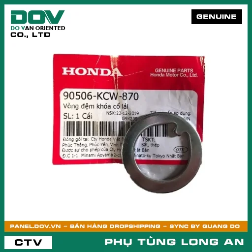 VÒNG ĐỆM KHÓA CỔ LÁI HONDA LEAD 110 — 90506KCW870