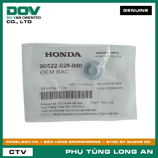 ĐỆM BẠC HONDA LEAD 110, SUPER DREAM, WAVE ALPHA — 90522028000