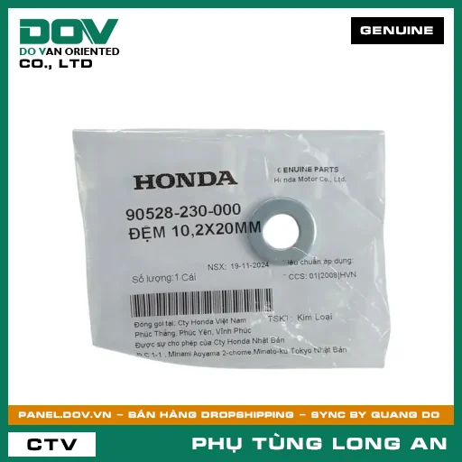 ĐỆM 10,2X20MM HONDA SUPER DREAM, WAVE ALPHA — 90528230000