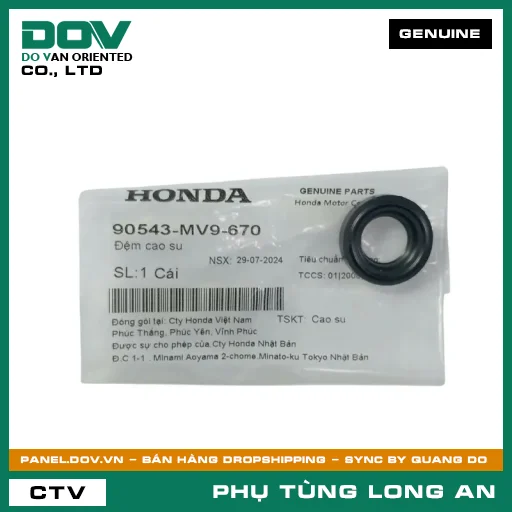 ĐỆM CAO SU HONDA ADV350, AIR BLADE 110, BLADE 110, CB1000R, CB150R, CB300R, CB350 H'NESS, CB500F, CB500X, CB650R, CBR150R, CBR500R, CBR650R, CLICK 110, DREAM 110, GOLDWING, LEAD 110, NX500, REBEL 1100, REBEL 300, REBEL 500, SH 125/150, SH 350, VISION 110, WAVE ALPHA 110, WAVE RSX 110, WINNER 150, WINNER R, WINNER X — 90543MV9670