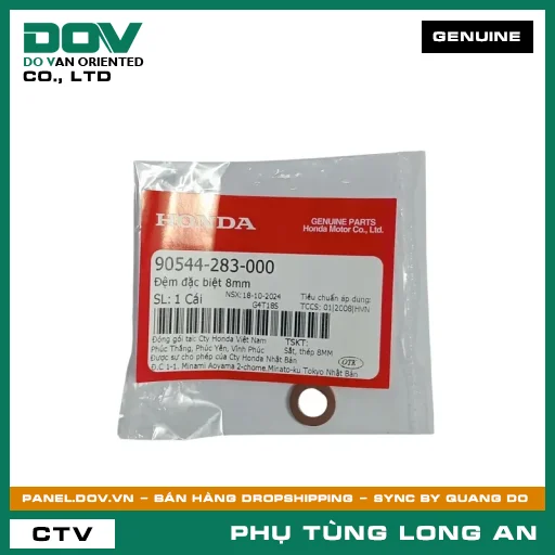 ĐỆM ĐẶC BIỆT 8MM HONDA AIR BLADE 110, AIR BLADE 125, BLADE 110, CB150R, CB250 NIGHTHAWK, CB300R, CB350 H'NESS, CB500F, CB500X, CBR500R, CLICK 110, DREAM 110, FUTURE 125, FUTURE NEO, ICON E, LEAD 125, MSX 125, PCX, PCX 125, PCX 125/150, PCX 160, REBEL 1100, REBEL 300, REBEL 500, SH 125/150, SH 125/160, SH 350, SH MODE, SUPER CUB C125, SUPER DREAM, VARIO 160, VISION 110, WAVE 100, WAVE ALPHA 110, WAVE RSX 110, WINNER 150, WINNER R, WINNER X — 90544283000
