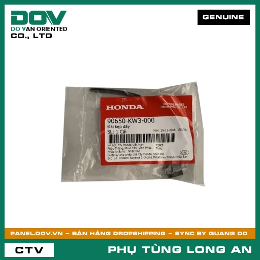 ĐAI KẸP DÂY HONDA AIR BLADE 110, MSX 125 — 90650KW3000
