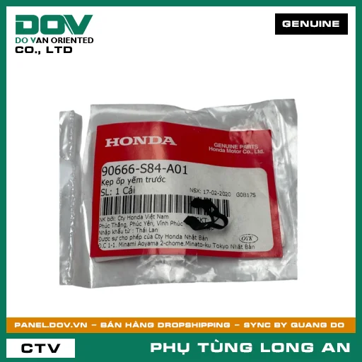 KẸP ỐP YẾM TRƯỚC HONDA — 90666S84A01