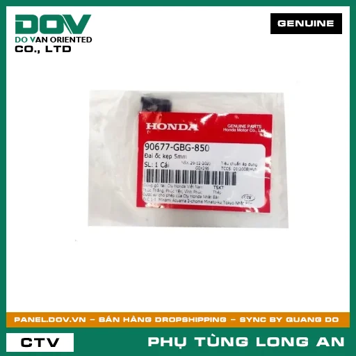 ĐAI ỐC KẸP 5MM HONDA AIR BLADE 125, AIR BLADE 125/150, AIR BLADE 125/160 — 90677GBG850