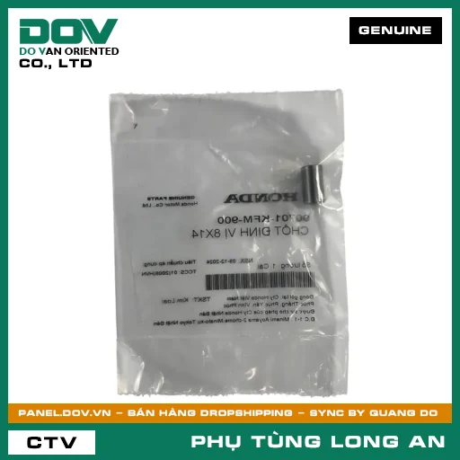 CHỐT ĐỊNH VỊ 8X14 HONDA AIR BLADE 110, BLADE 110, CLICK 110, DREAM 110, SUPER DREAM, VISION 110, WAVE 100, WAVE ALPHA, WAVE ALPHA 110, WAVE RSX 110 — 90701KFM900