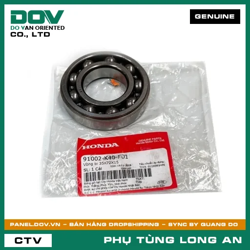 VÒNG BI 35X72X15 HONDA SH 125/150, SH 125/160 — 91002K40F01