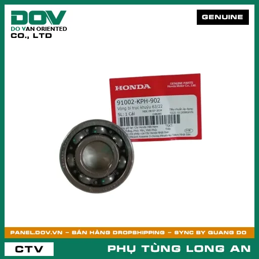 VÒNG BI TRỤC KHUỶU 63/22 HONDA  — 91002KPH902