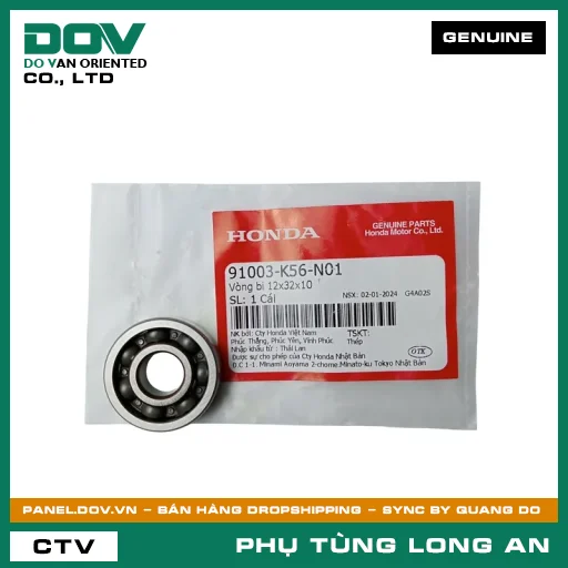 VÒNG BI 12X32X10 HONDA CB150R, CBR150R, WINNER 150, WINNER R, WINNER X — 91003K56N01