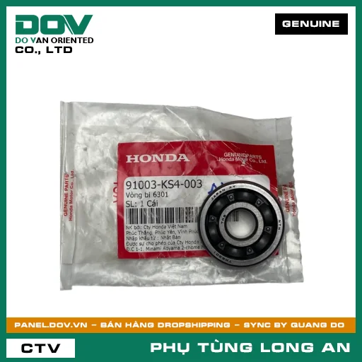 VÒNG BI 6301 HONDA SH 125/150 — 91003KS4003