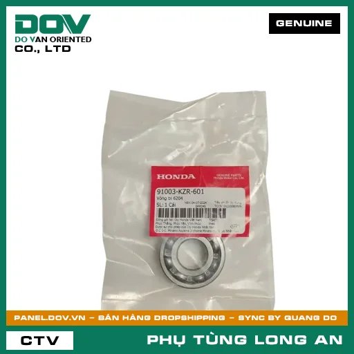 VÒNG BI 6204 HONDA AIR BLADE 125, LEAD 125, PCX, PCX 125, PCX 125/150, SH MODE, VISION 110 — 91003KZR601