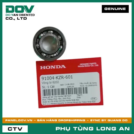 VÒNG BI 6202 HONDA AIR BLADE 125, AIR BLADE 125/150, AIR BLADE 125/160, LEAD 125, PCX, PCX 125, PCX 125/150, PCX 160, SH 125/150, SH MODE — 91004KZR601