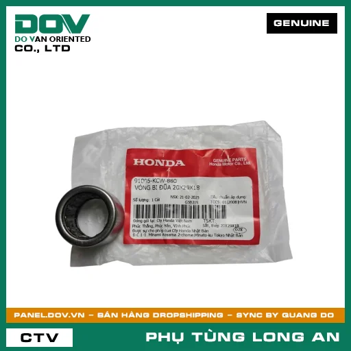 VÒNG BI ĐŨA 20X29X18 HONDA LEAD 110 — 91005KCW880