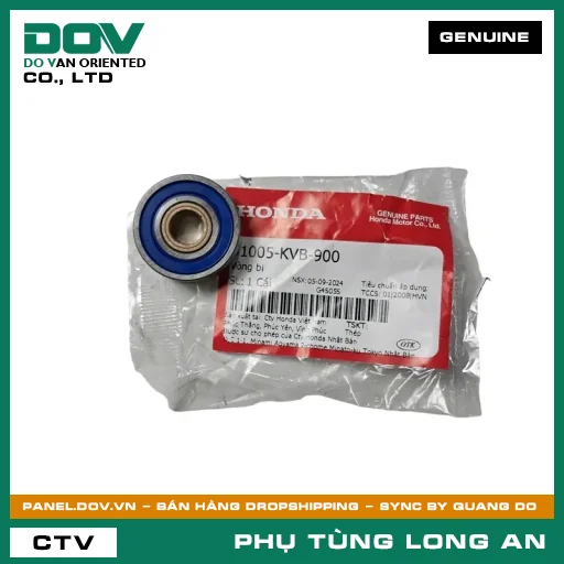 VÒNG BI HONDA AIR BLADE 110, AIR BLADE 125, AIR BLADE 125/150, CLICK 110, LEAD 125, PCX, PCX 125, PCX 125/150, PCX 160, SH 125/150, SH 125/160, SH MODE, VISION 110 — 91005KVB900