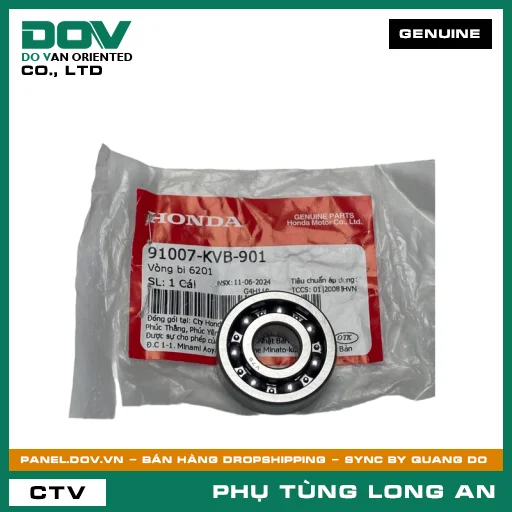 VÒNG BI 6201 HONDA CLICK 110, VISION 110 — 91007KVB901
