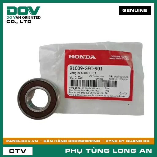 VÒNG BI 6004UU C3 HONDA LEAD 125 — 91009GFC901