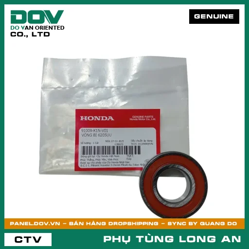 VÒNG BI 6205UU HONDA AIR BLADE 125/160, SH MODE — 91009K1NV01