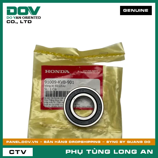 VÒNG BI 60/22UU HONDA AIR BLADE 110, CLICK 110, VISION 110 — 91009KVB901