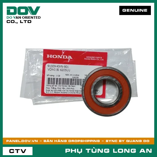 VÒNG BI 6205UU HONDA AIR BLADE 125, AIR BLADE 125/150, AIR BLADE 125/160, PCX, PCX 125, PCX 125/150, PCX 160, SH 125/150, SH 125/160, SH MODE — 91009KWN901