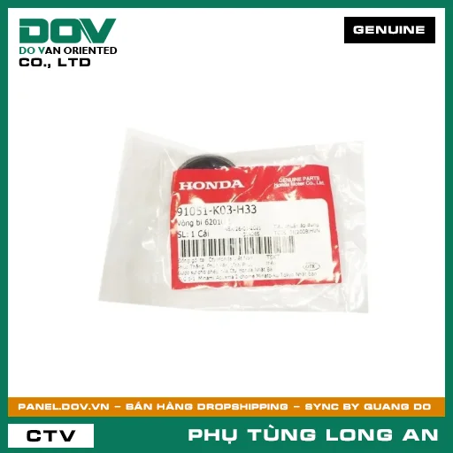 VÒNG BI 6201UUL HONDA BLADE 110, FUTURE 125, SUPER CUB C125, WAVE RSX 110 — 91051K03H33