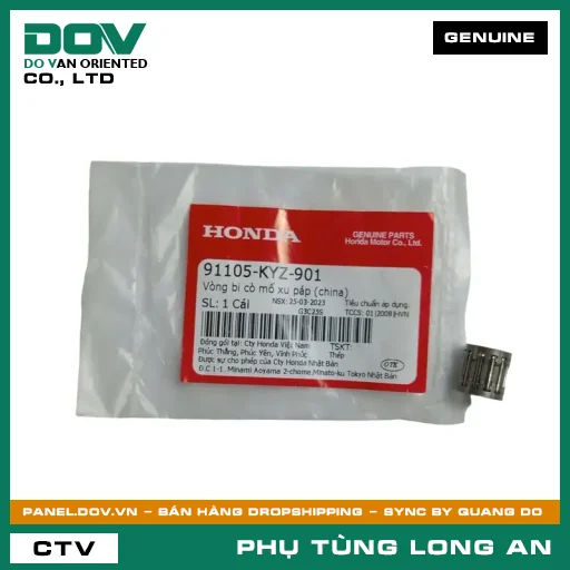 VÒNG BI CÒ MỔ XU PÁP HONDA FUTURE 125, MSX 125, SUPER CUB C125 — 91105KYZ901