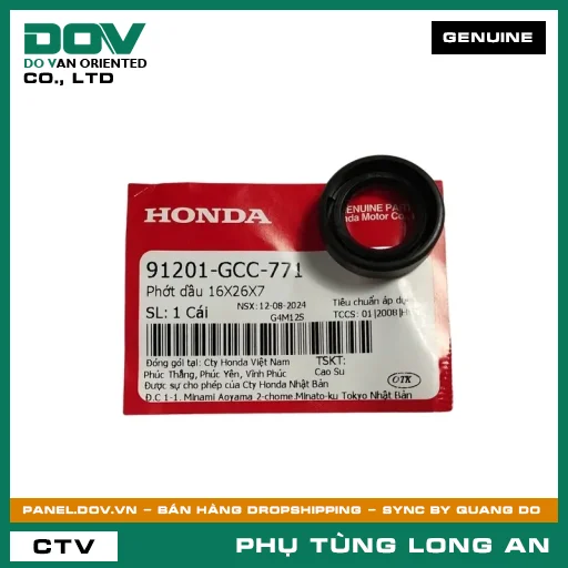 PHỐT NHỚT 16X26X7 HONDA VISION 110 — 91201GCC771