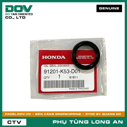 PHỐT NHỚT 25X35X5 HONDA ADV350, SH 350 — 91201K53D01