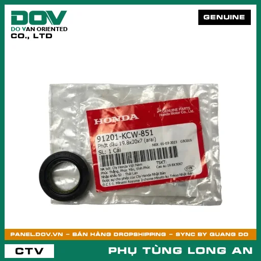 PHỐT NHỚT 19.8X30X7 (ARAI) HONDA CLICK 110 — 91201KCW851