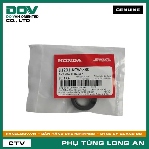 PHỐT NHỚT 19.8X30X7 HONDA LEAD 110 — 91201KCW880
