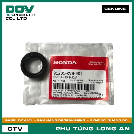 PHỐT NHỚT 19.8X30X7 HONDA  — 91201KVB901