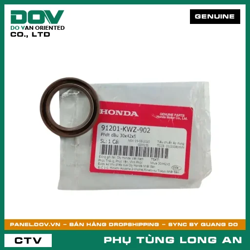 PHỐT NHỚT 30X42X5 HONDA — 91201KWZ902