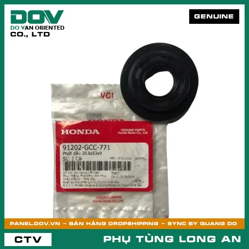PHỐT NHỚT 20.8X53X9 HONDA SH 125/150 — 91202GCC771