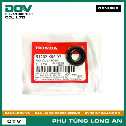 PHỐT NHỚT 13.8X24X5 HONDA BLADE 110, DREAM 110, WAVE ALPHA, WAVE ALPHA 110, WAVE RSX 110 — 91202KRS971