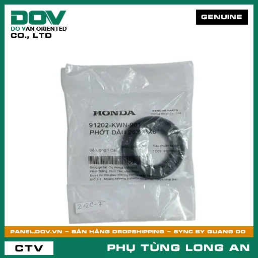 PHỐT NHỚT 26X45X6 HONDA AIR BLADE 125, AIR BLADE 125/150, LEAD 125, PCX, PCX 125, SH 125/150, SH MODE — 91202KWN901