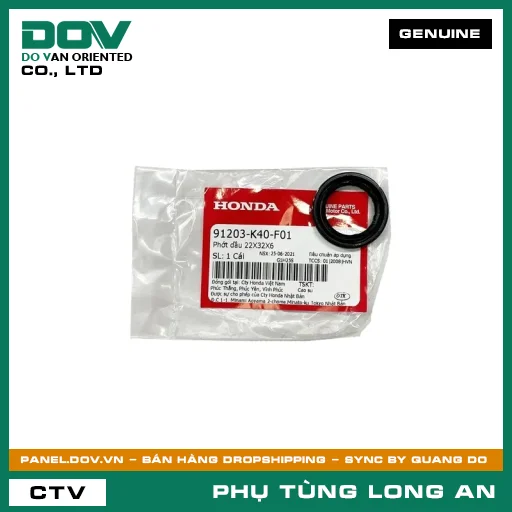 PHỐT NHỚT 22X32X6 HONDA PCX 160, SH 125/150, SH 125/160 — 91203K40F01