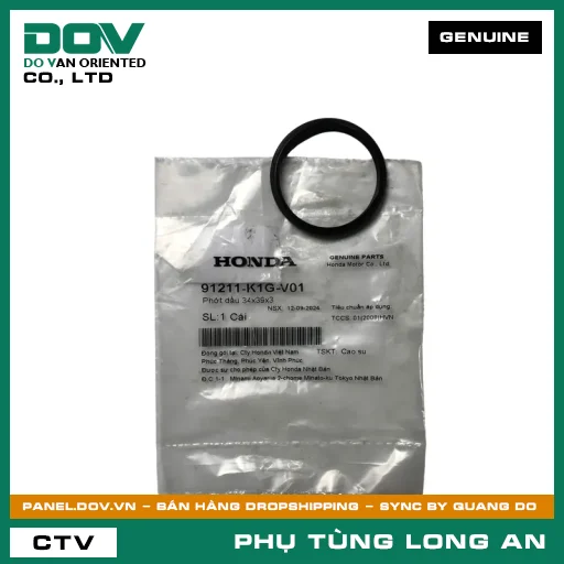 PHỐT NHỚT 34X39X3 HONDA AIR BLADE 125/150, AIR BLADE 125/160, VISION 110 — 91211K1GV01