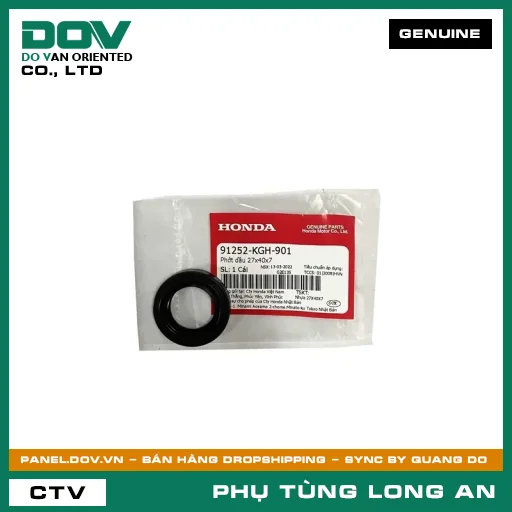 PHỐT NHỚT 23X37X7 HONDA CB300R, MSX 125, WAVE ALPHA — 91252KGH901