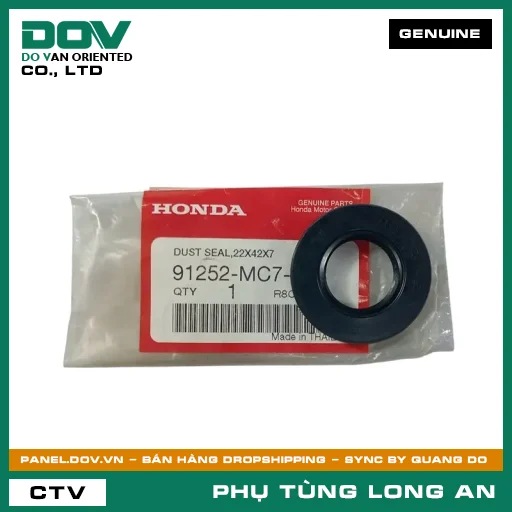 PHỐT CHẮN BỤI 22X42X7 HONDA CB150R, CB250 NIGHTHAWK, CB300R — 91252MC7003