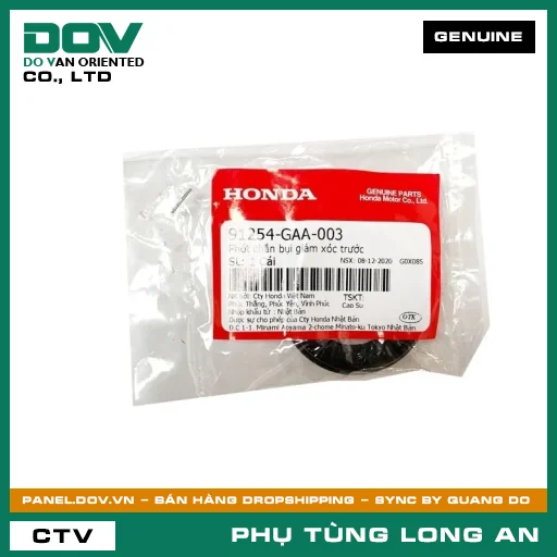 PHỐT CHẮN BỤI GIẢM XÓC TRƯỚC HONDA CB250 NIGHTHAWK, ICON E, LEAD 125, MSX 125, PCX, PCX 125, PCX 125/150, PCX 160, SH MODE, VISION 110, WINNER 150, WINNER R, WINNER X — 91254GAA003
