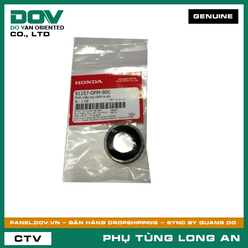 PHỐT CHẮN BỤI VÀNH TRƯỚC HONDA LEAD 110, LEAD 125 — 91257GFM900
