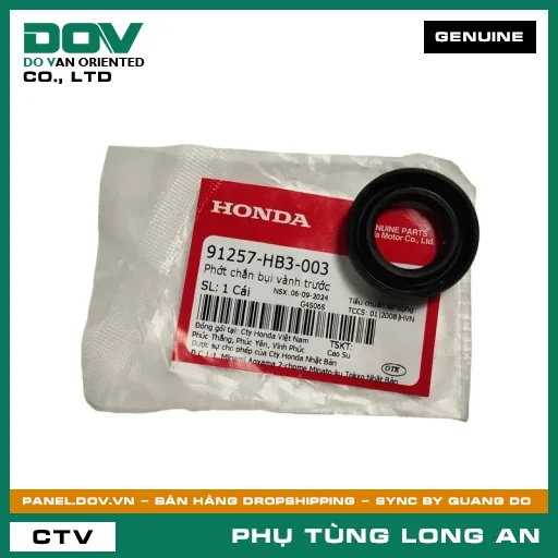 PHỐT CHẮN BỤI VÀNH TRƯỚC HONDA LEAD 125 — 91257HB3003