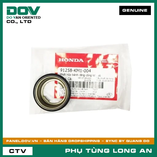 PHỐT HỘP BÁNH RĂNG CÔNG TƠ MÉT HONDA AIR BLADE 110, CLICK 110, VISION 110 — 91258KM1004