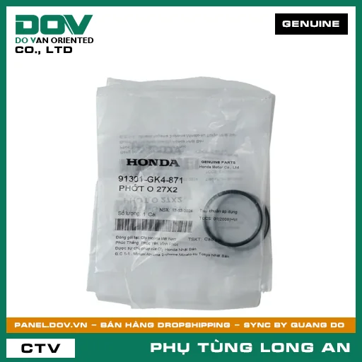 PHỐT O 27X2 HONDA SUPER DREAM, WAVE ALPHA — 91301GK4871