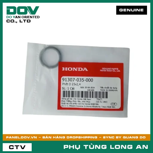 PHỐT O 25X2,4 HONDA ADV350, AIR BLADE 110, AIR BLADE 125, AIR BLADE 125/150, AIR BLADE 125/160, BLADE 110, CB150R, CB250 NIGHTHAWK, CB300R, CB500F, CB500X, CBR150R, CBR500R, CLICK 110, DREAM 110, FUTURE NEO, GOLDWING, LEAD 110, LEAD 125, NX500, PCX, PCX 125, PCX 125/150, PCX 160, REBEL 1100, REBEL 300, REBEL 500, SH 125/150, SH 125/160, SH 350, SH MODE, SUPER DREAM, VARIO 160, VISION 110, WAVE 100, WAVE ALPHA, WAVE ALPHA 110, WAVE RSX 110, WINNER 150, WINNER R, WINNER X — 91307035000