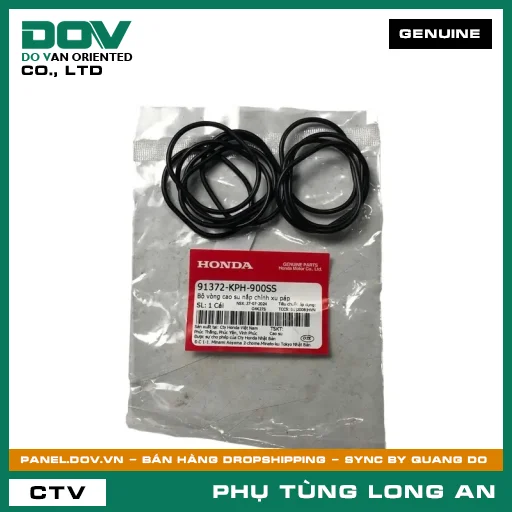 BỘ VÒNG CAO SU NẮP CHỈNH XU PÁP HONDA MONKEY — 91372KPH900SS
