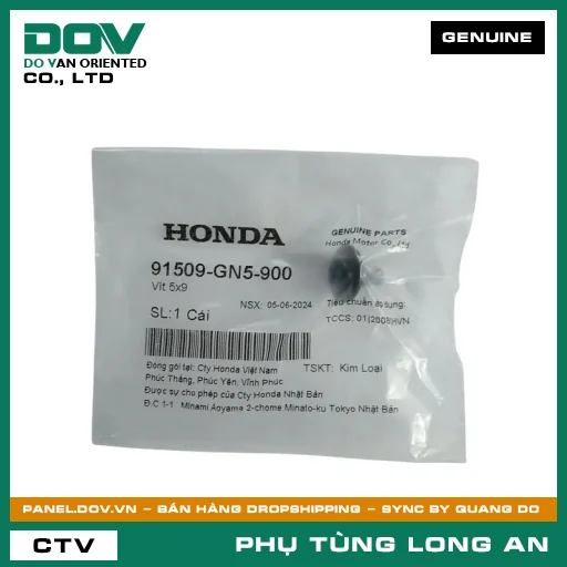 VÍT 5X9 HONDA SUPER DREAM — 91509GN5900