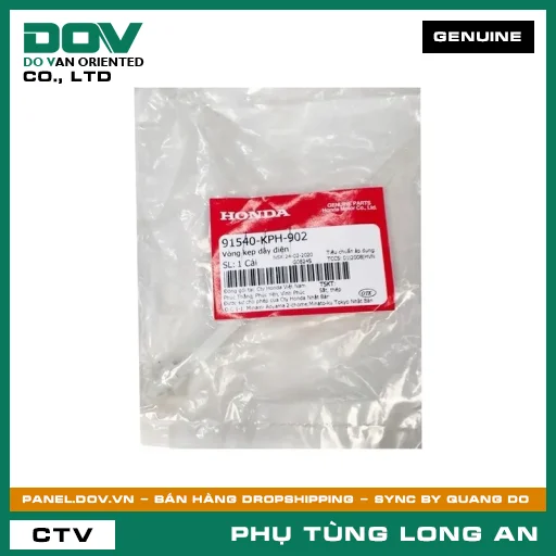 VÒNG KẸP DÂY ĐIỆN HONDA ADV350, AIR BLADE 110, CLICK 110, FUTURE NEO, WAVE 100, WAVE ALPHA — 91540KPH902