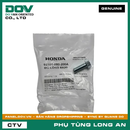 BU LÔNG 8X20 HONDA WAVE ALPHA — 92101080200A